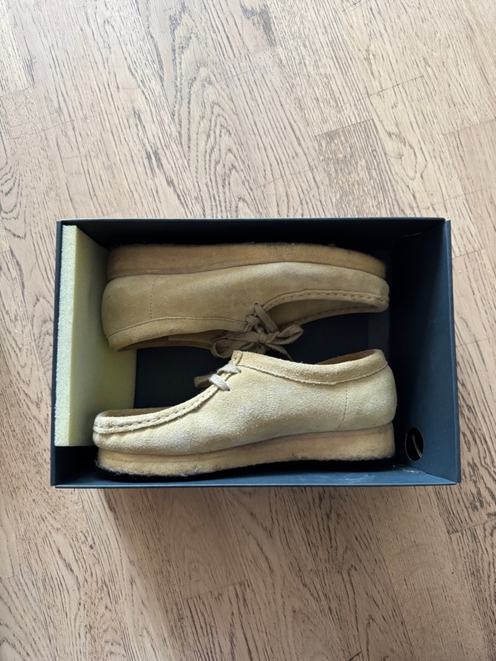 Clarks Suede Wallabees